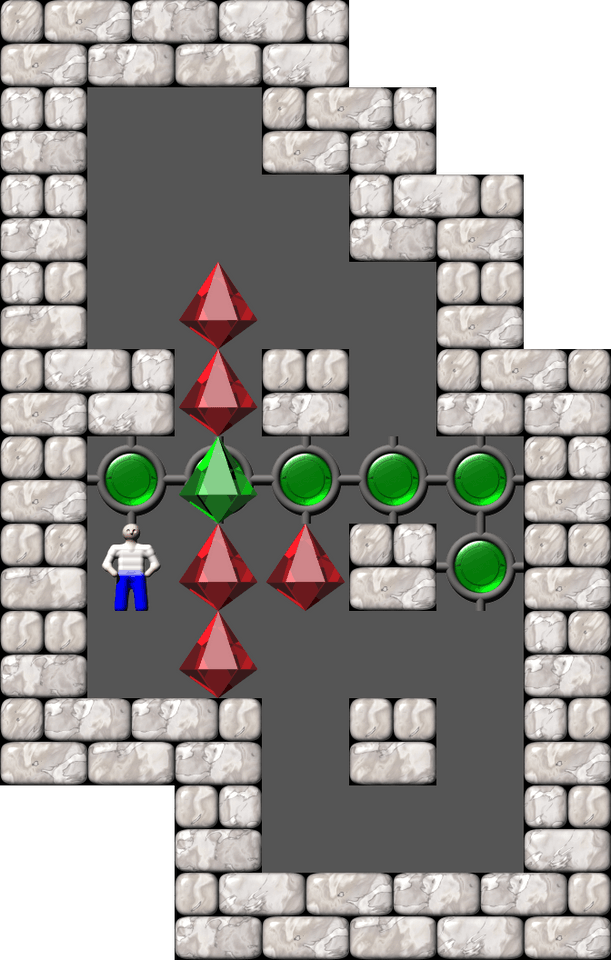 Sokoban Kevin B. Reilly Arranged level 62